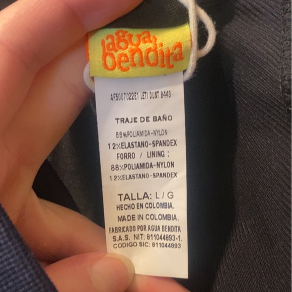 NWT Agua Bendita Leti Dust One Piece L - Picture 7 of 9